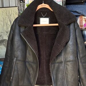 Lucky Brand Black Bomber Jacket